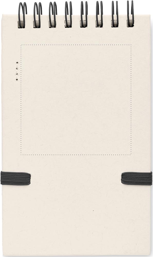 Carnet A6 + stylo en carton et papier recyclé - MITO SET - Vertlapub