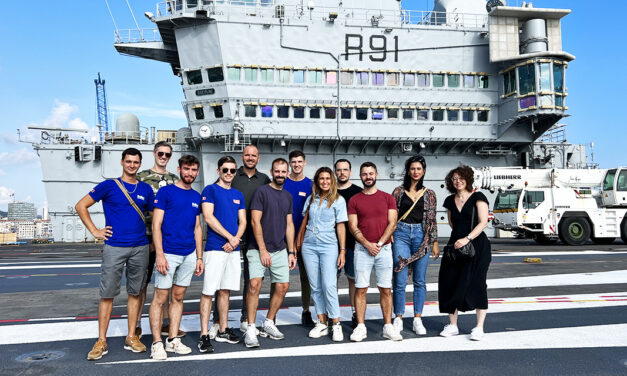 Immersion à Bord du Charles de Gaulle pour l’équipe Dullac