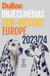 "couverture du catalogue objets media sur mesure europe"